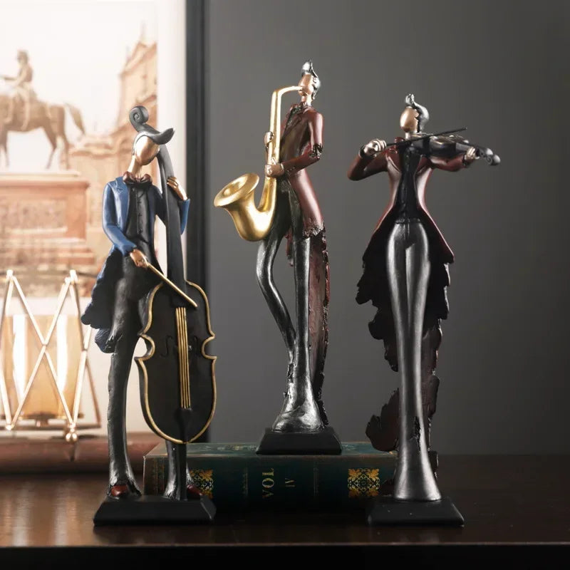Vintage Musical Instrument Resin Sculpture Collection – view 2