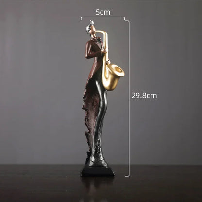 Vintage Musical Instrument Resin Sculpture Collection – view 8