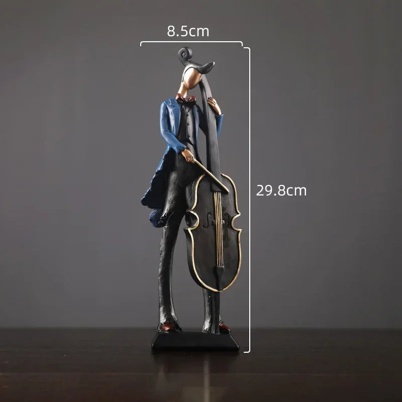 Vintage Musical Instrument Resin Sculpture Collection – view 9