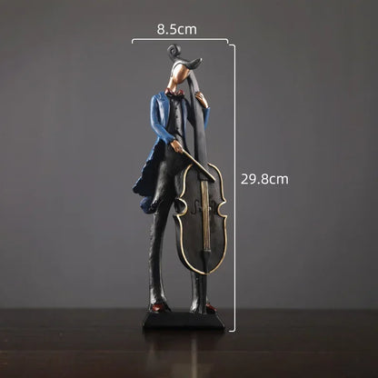 Vintage Musical Instrument Resin Sculpture Collection – view 9