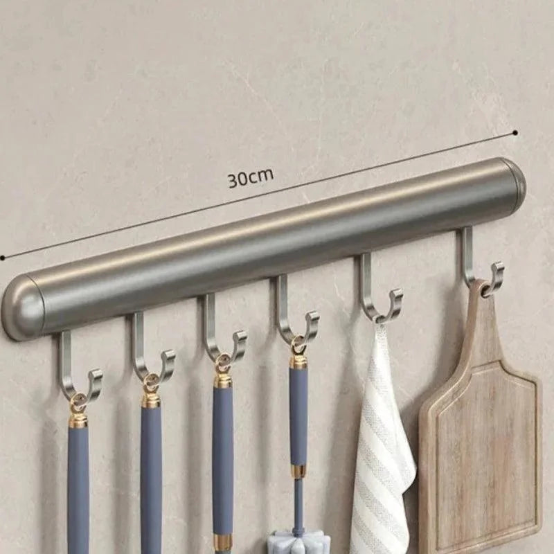 Wall-Mounted Aluminium Kitchen Utensil Organiser – view 6