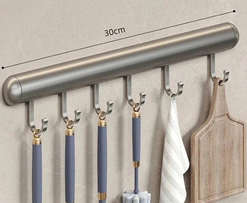 Wall-Mounted Aluminium Kitchen Utensil Organiser – view 8