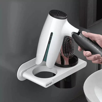 Wall-Mounted Hair Dryer & Styling Tool Holder – view 2