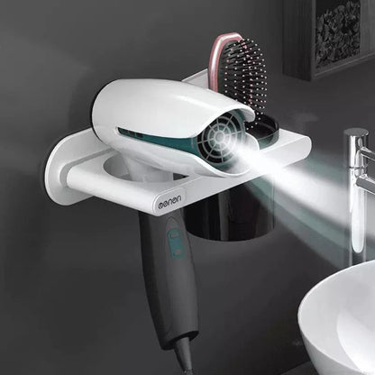 Wall-Mounted Hair Dryer & Styling Tool Holder – view 5