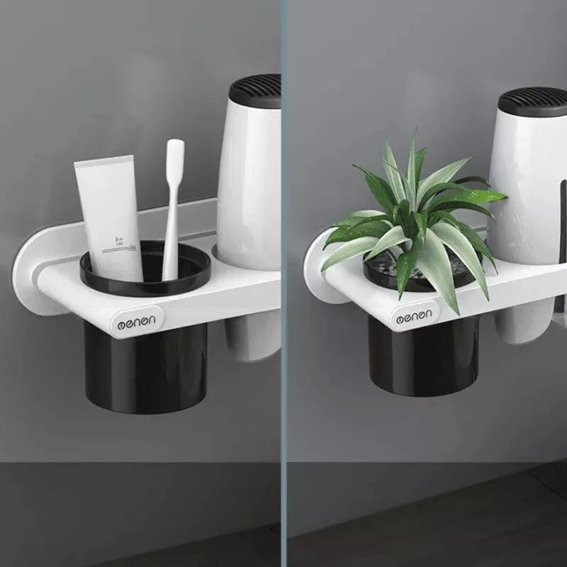 Wall-Mounted Hair Dryer & Styling Tool Holder – view 7