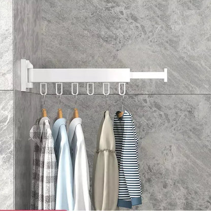 Wall-Mounted Retractable Aluminium Drying Rack – view 4