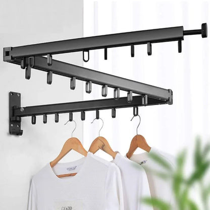 Wall-Mounted Retractable Aluminium Drying Rack – view 10