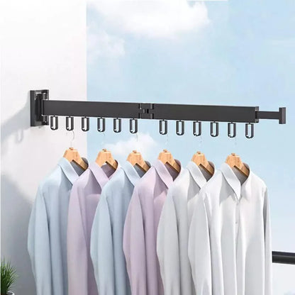Wall-Mounted Retractable Aluminium Drying Rack – view 12