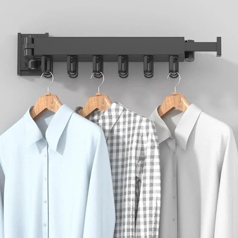 Wall-Mounted Retractable Aluminium Drying Rack – view 16