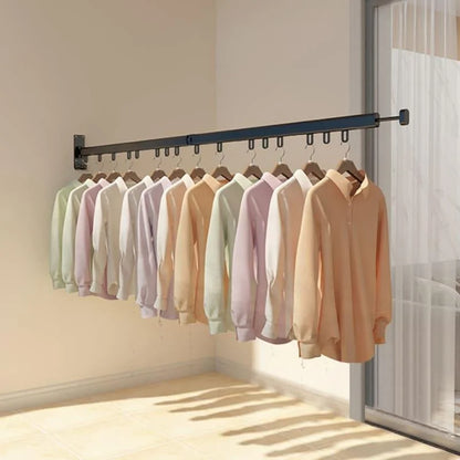 Wall-Mounted Retractable Aluminium Drying Rack – view 18