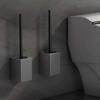 Wall-Mounted Toilet Brush with Aluminium Holder – view 4