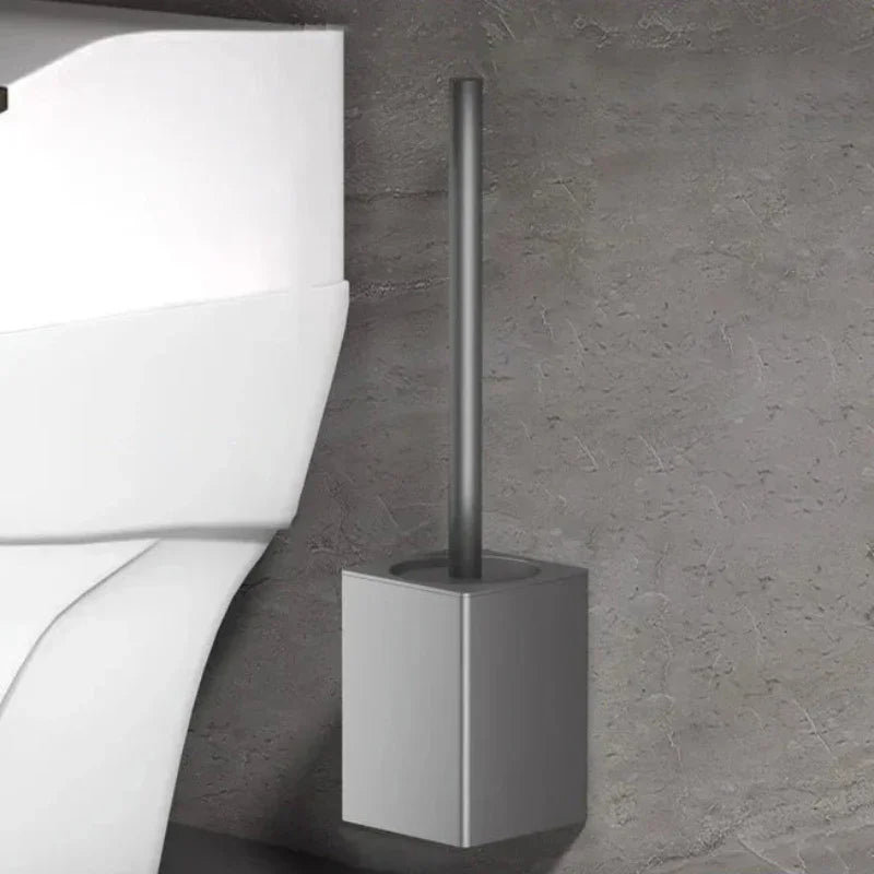 Wall-Mounted Toilet Brush with Aluminium Holder – view 7