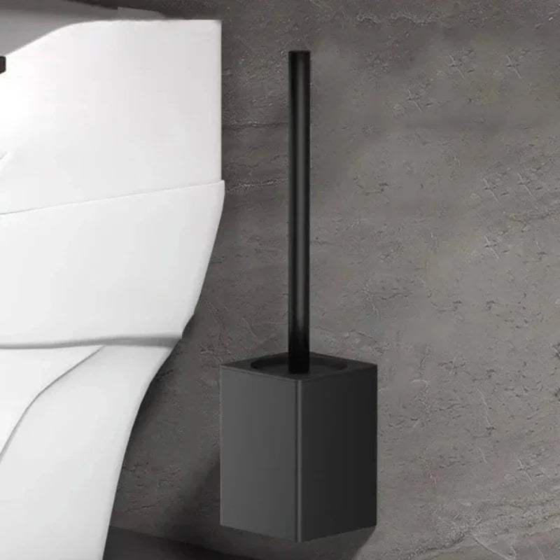 Wall-Mounted Toilet Brush with Aluminium Holder – view 9