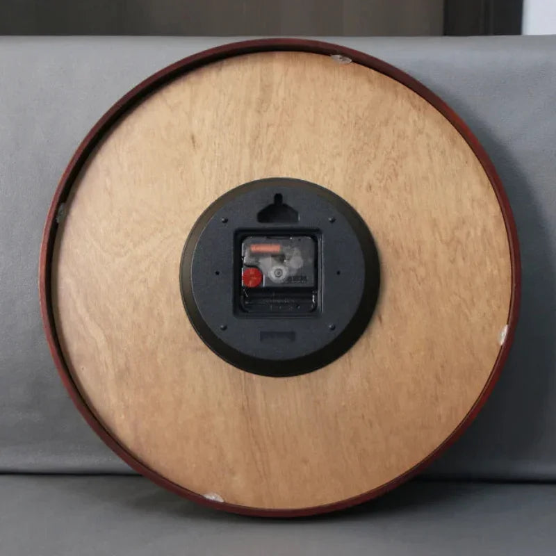 30cm Solid Walnut Silent Quartz Wall Clock – view 11