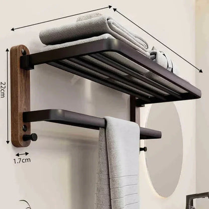 Walnut Wood Bathroom Accessory Collection – view 5