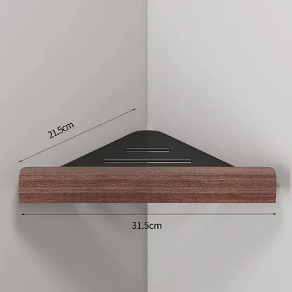 Walnut Wood Bathroom Accessory Collection – view 9