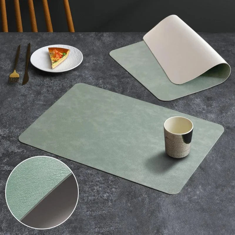 Waterproof Faux-Leather Placemat – view 6