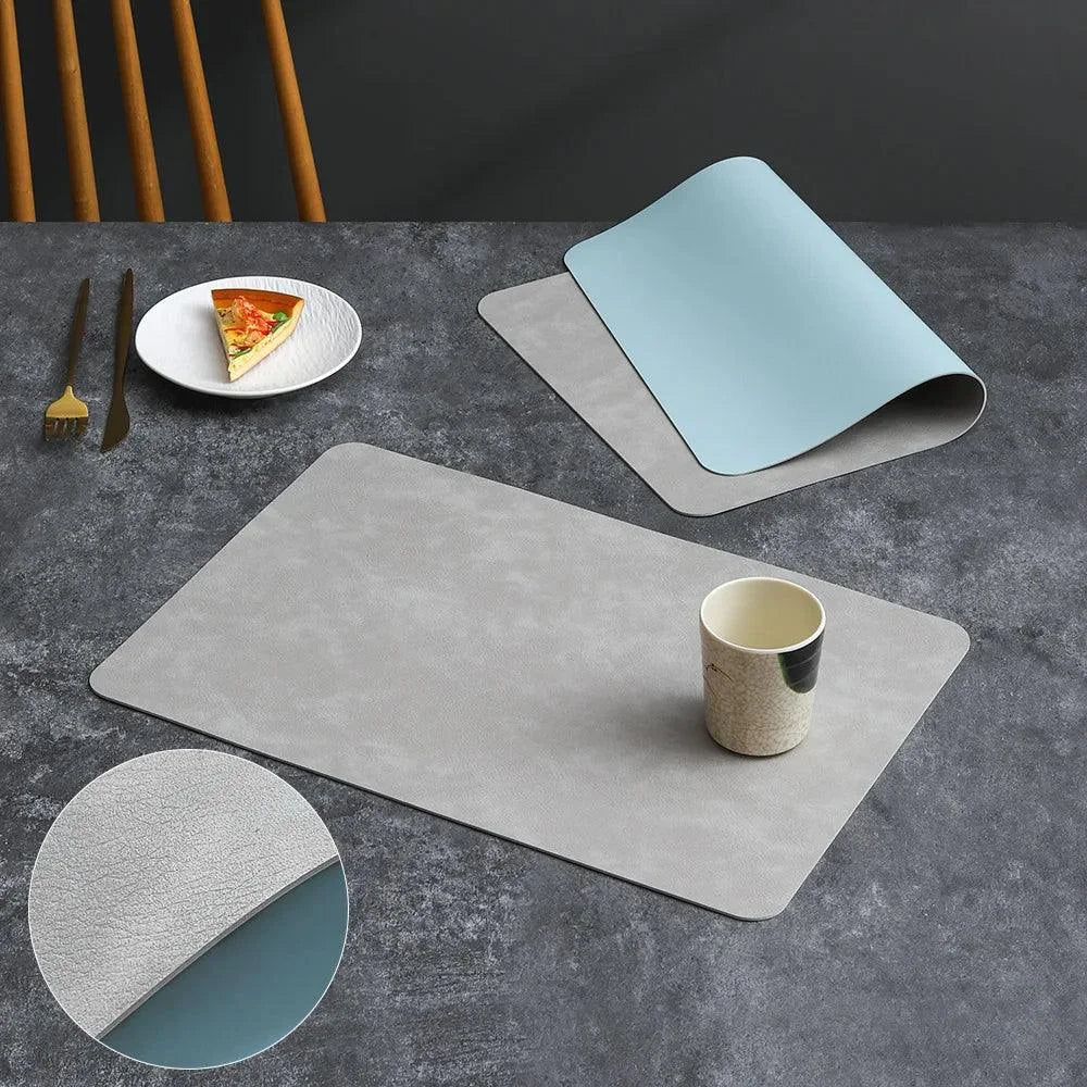 Waterproof Faux-Leather Placemat – view 7