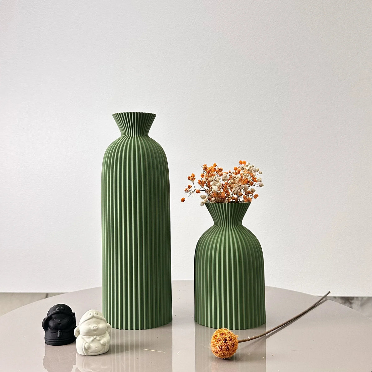 2-Piece Wavy Decorative Vase Set – 5 Colours – view 8