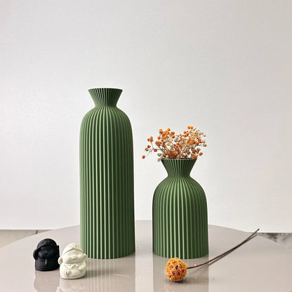 2-Piece Wavy Decorative Vase Set – 5 Colours – view 8