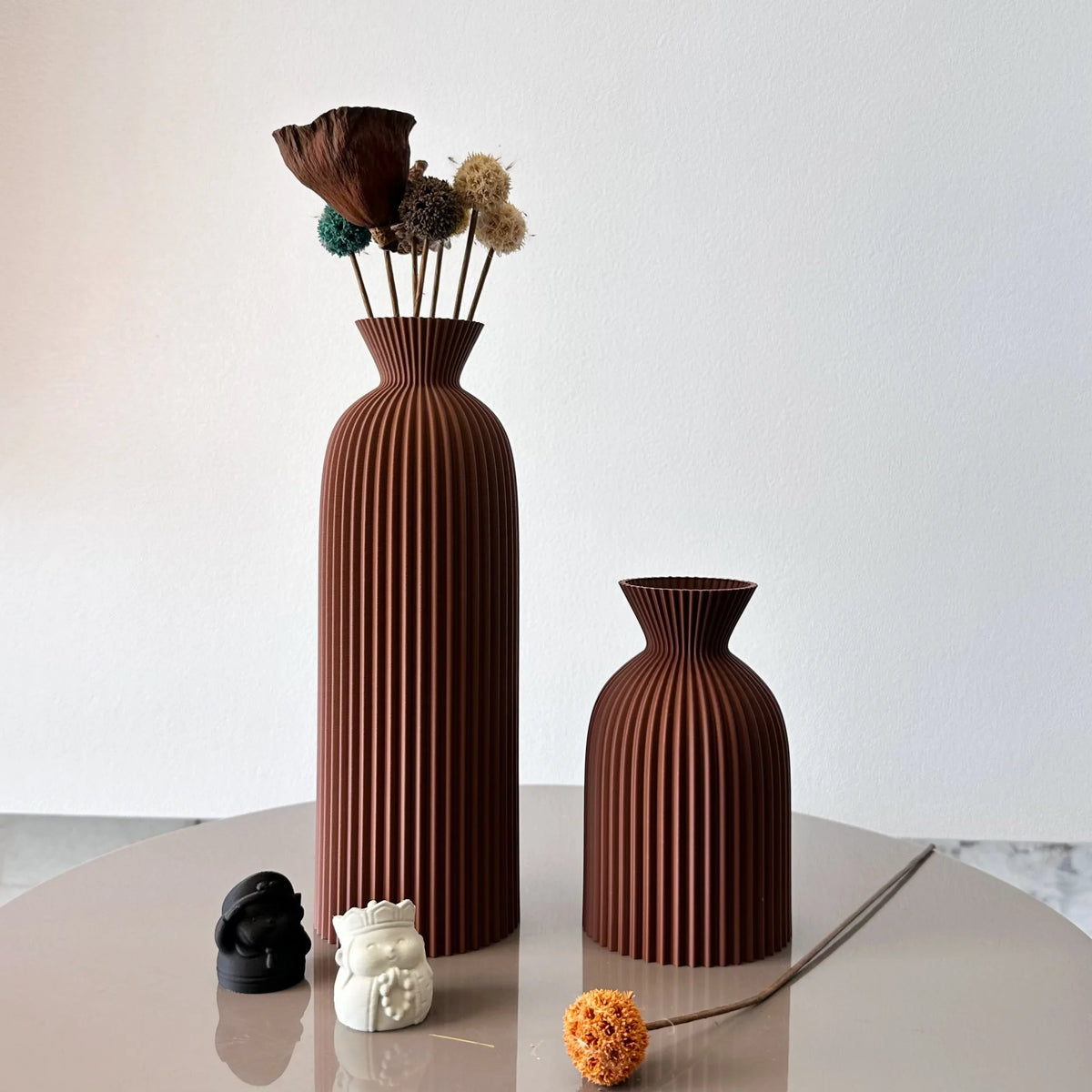 2-Piece Wavy Decorative Vase Set – 5 Colours – view 10