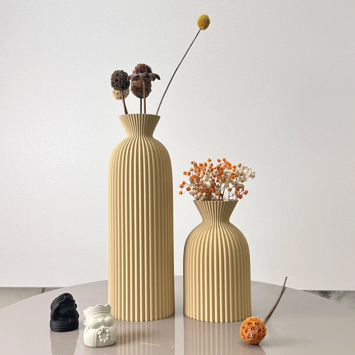 2-Piece Wavy Decorative Vase Set – 5 Colours – view 11
