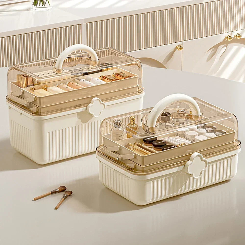 White 3-Tier Makeup & Cosmetic Organiser – view 2