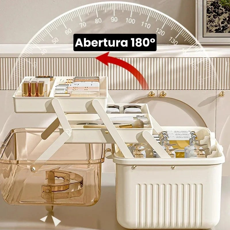 White 3-Tier Makeup & Cosmetic Organiser – view 3