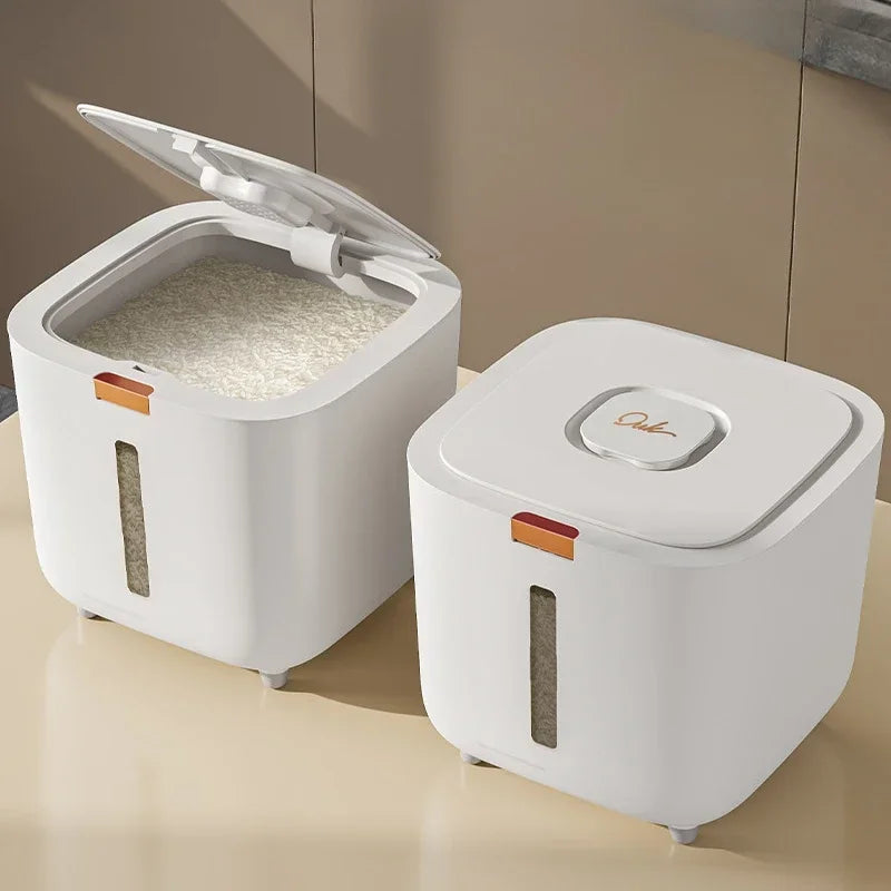 White Airtight Dry Food Storage Bin – 5kg or 10kg