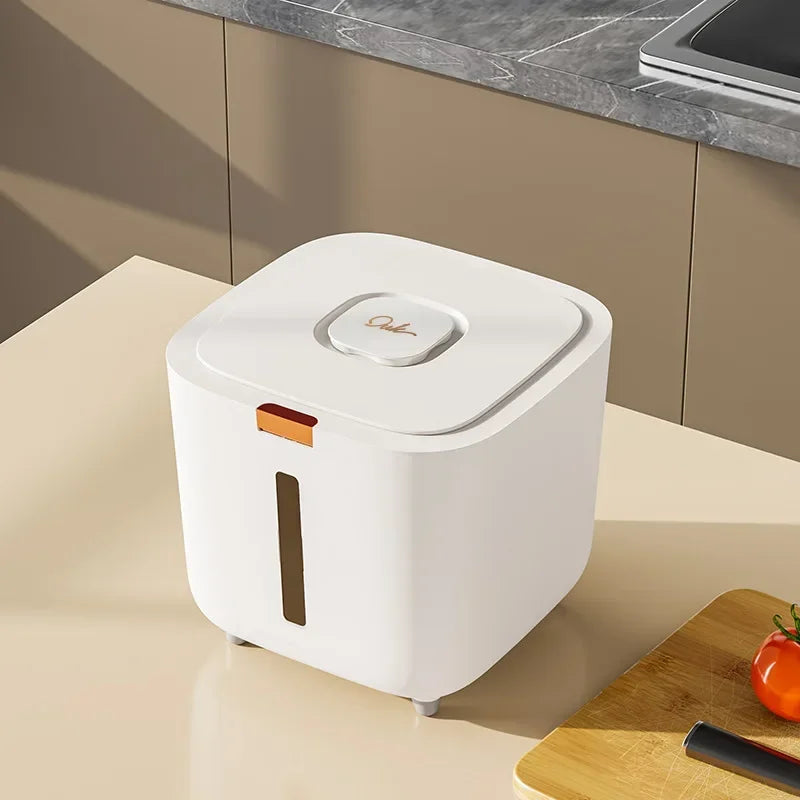 White Airtight Dry Food Storage Bin – 5kg or 10kg – view 2