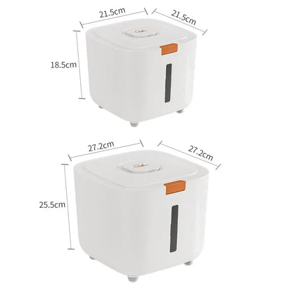 White Airtight Dry Food Storage Bin – 5kg or 10kg – view 7