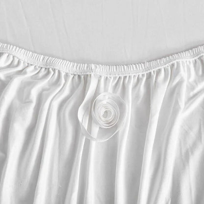 White waterproof spandex sofa cover – view 3