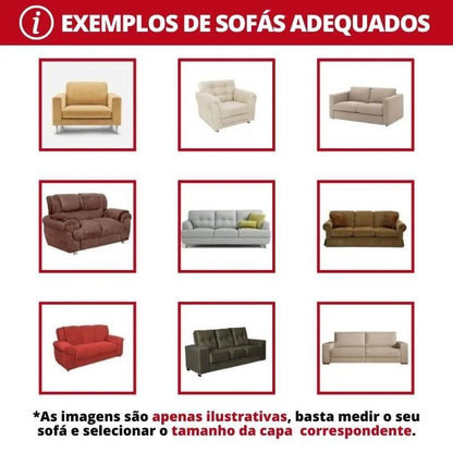 White waterproof spandex sofa cover – view 7