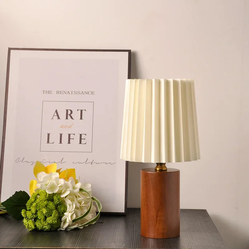 Wood and Bamboo Tri-Colour LED Table Lamp – view 3