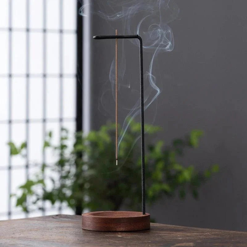 Wood & Metal Inverted Incense Holder – view 7