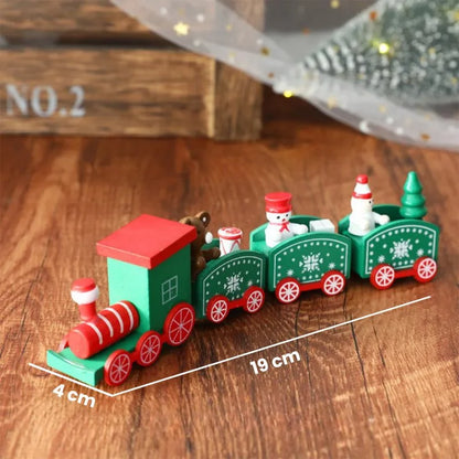 Wooden Christmas Train Table Decoration – 3 Colours – view 7