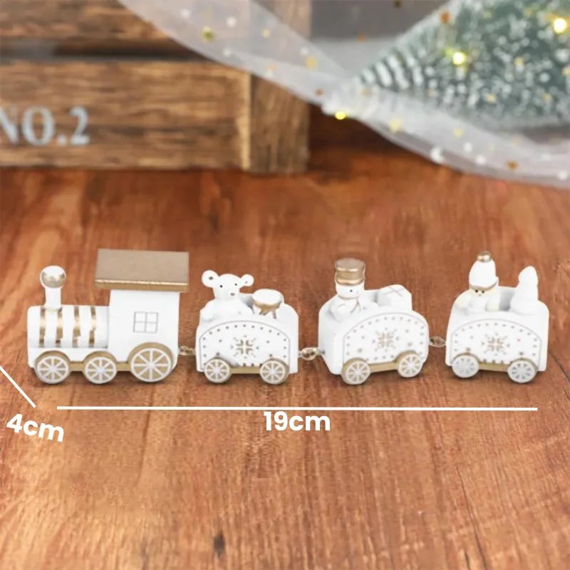 Wooden Christmas Train Table Decoration – 3 Colours – view 8