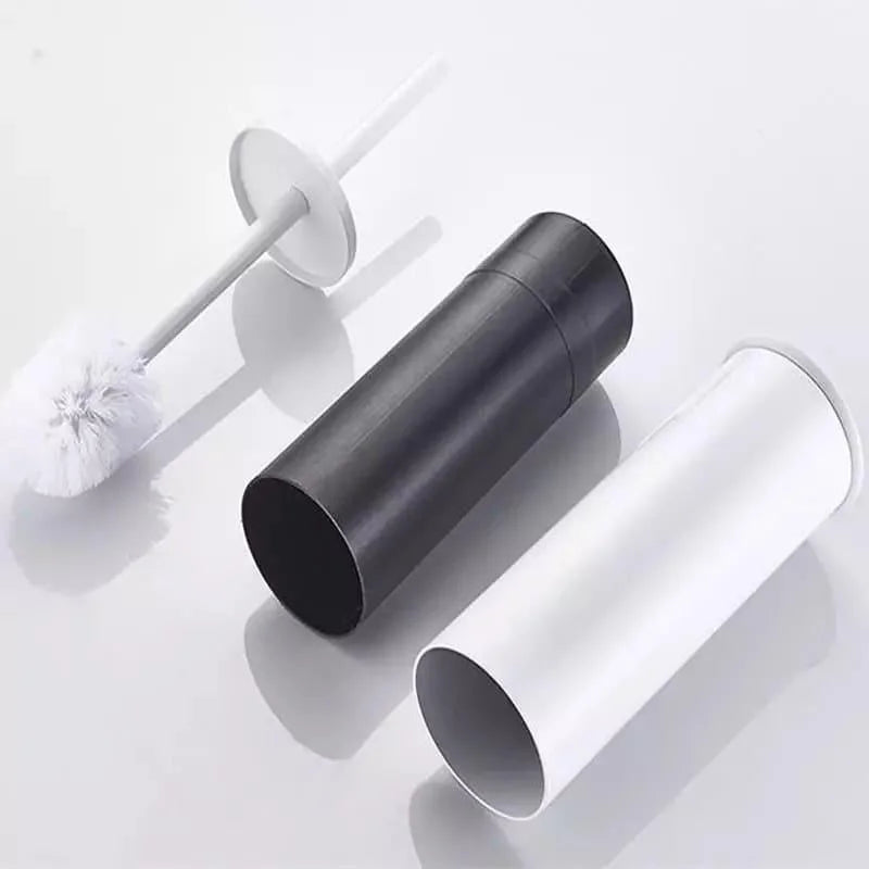 Toilet Brush Set – Aluminium, with Holder