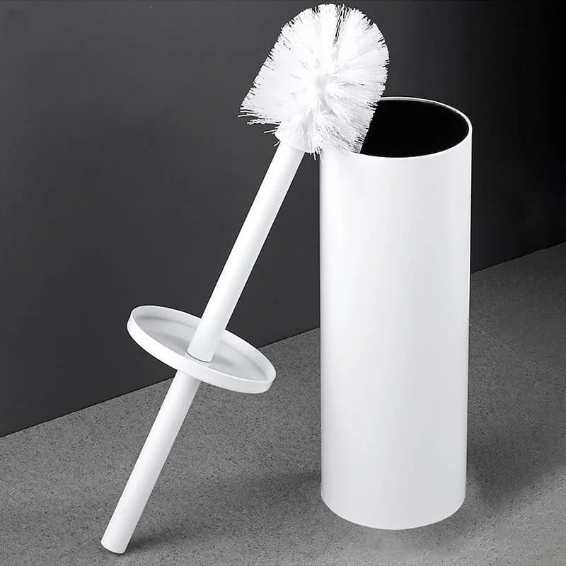 Toilet Brush Set – Aluminium, with Holder