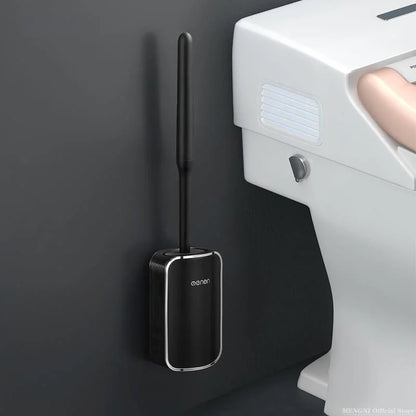 Toilet Brush Set – Silicone, with Holder