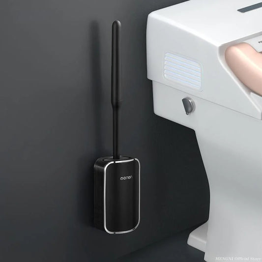 Toilet Brush Set – Silicone, with Holder