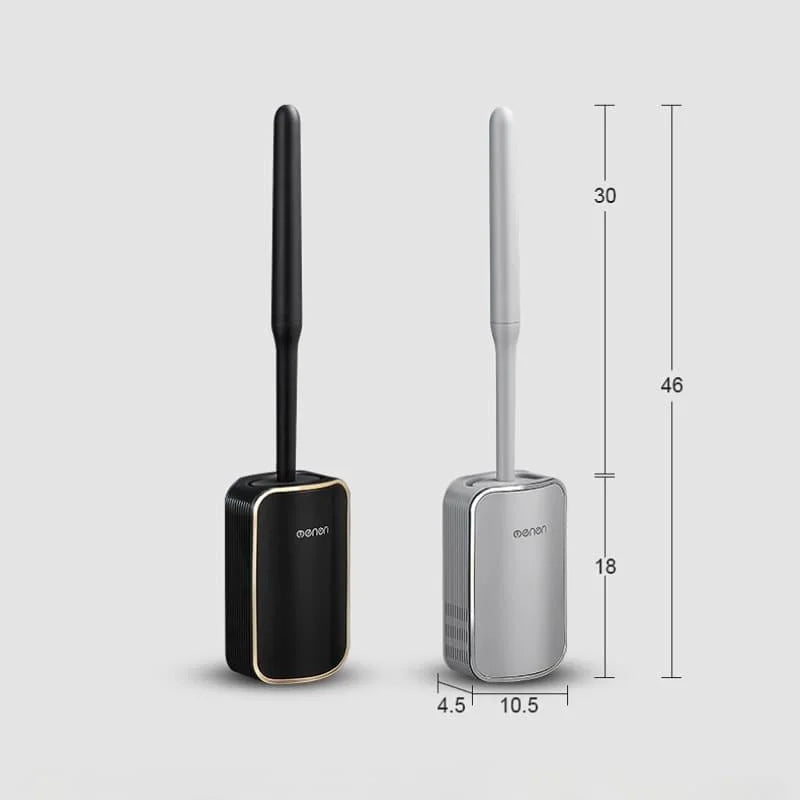 Toilet Brush Set – Silicone, with Holder