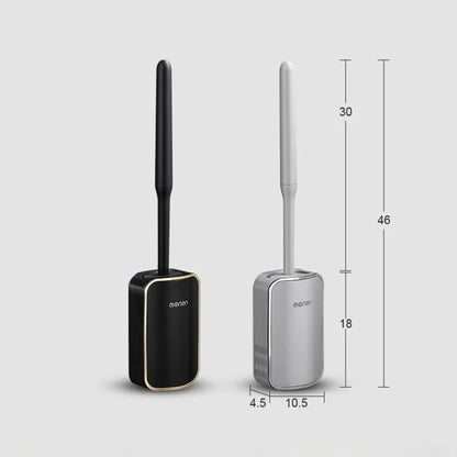 Toilet Brush Set – Silicone, with Holder