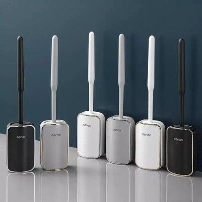 Toilet Brush Set – Silicone, with Holder