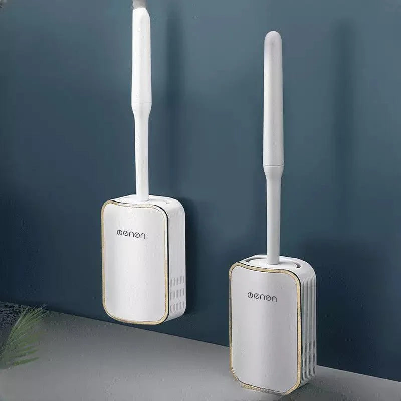 Toilet Brush Set – Silicone, with Holder