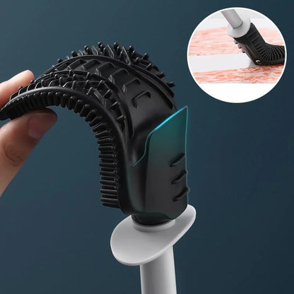 Toilet Brush Set – Silicone, with Holder