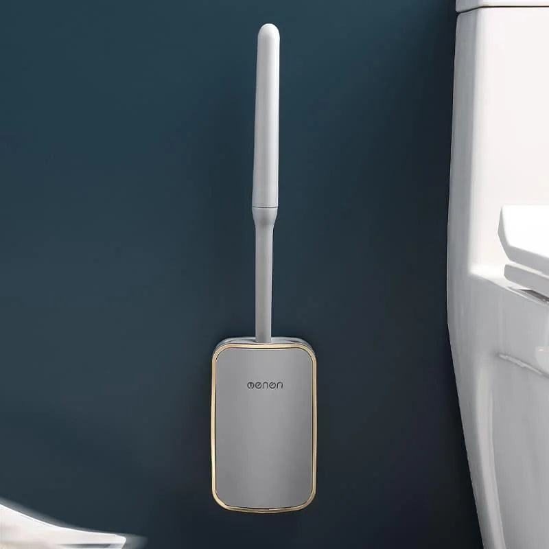 Toilet Brush Set – Silicone, with Holder