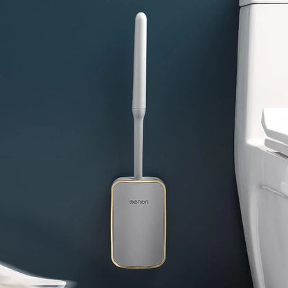 Toilet Brush Set – Silicone, with Holder