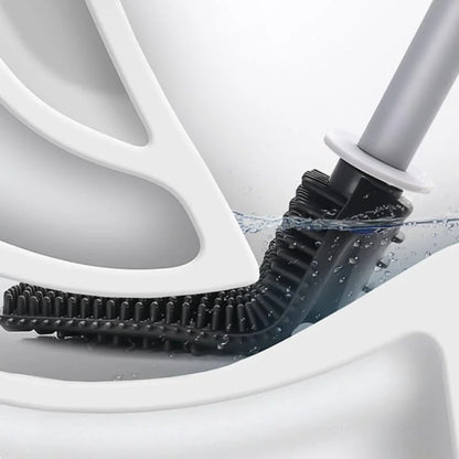 Toilet Brush Set – Silicone, with Holder