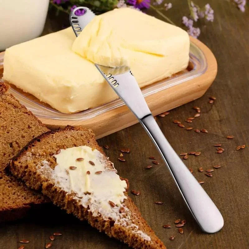 Table Knife – Serrated Stainless Steel Butter & Jam Spreader